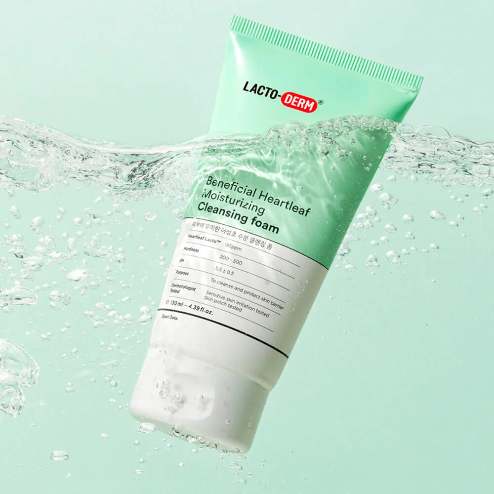 CKD Пенка с пробиотиками - Lactoderm beneficial heartleaf moisturizing cleansing foam, 130мл