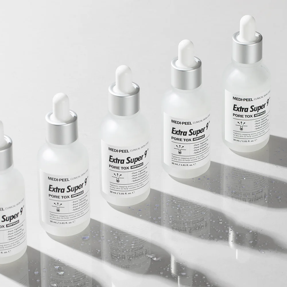MEDI-PEEL Extra Super 9 Pore Tox Ampoule(30ml) Себорегулирующая сыворотка для сужения пор