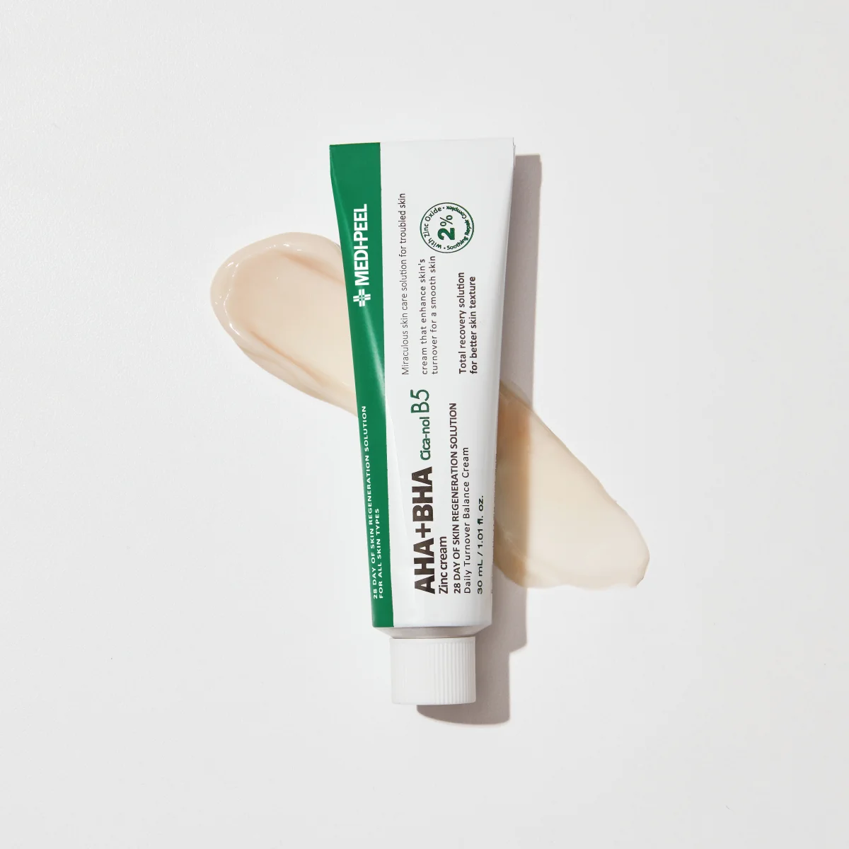 MEDI-PEEL AHA BHA Zinc Cica-Nol B5 Cream (30ml) Крем с кислотным комплексом и цинком