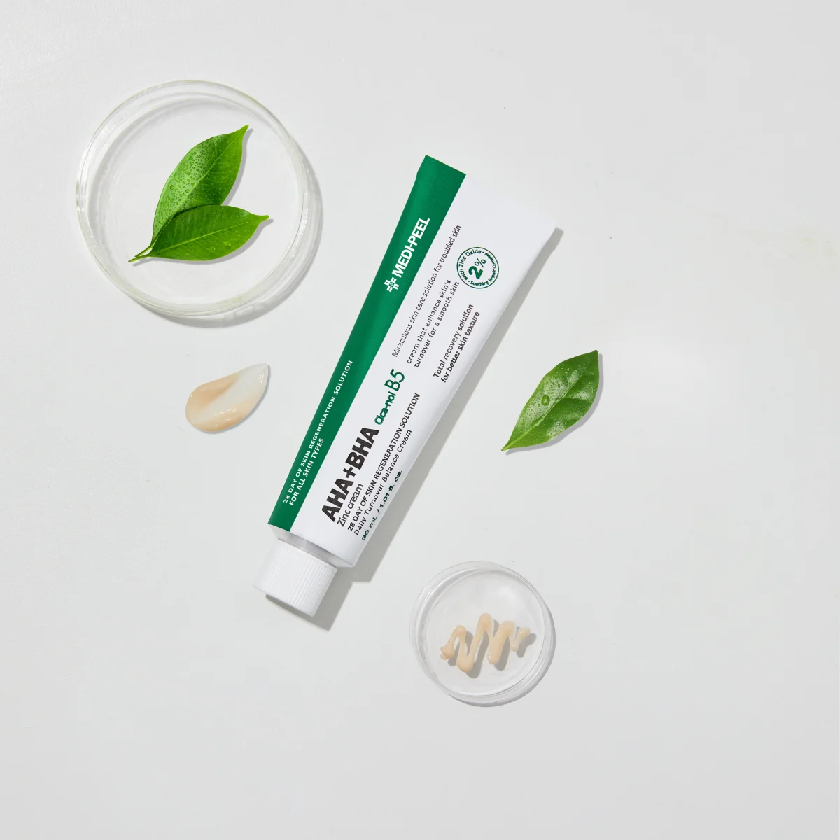 MEDI-PEEL AHA BHA Zinc Cica-Nol B5 Cream (30ml) Крем с кислотным комплексом и цинком