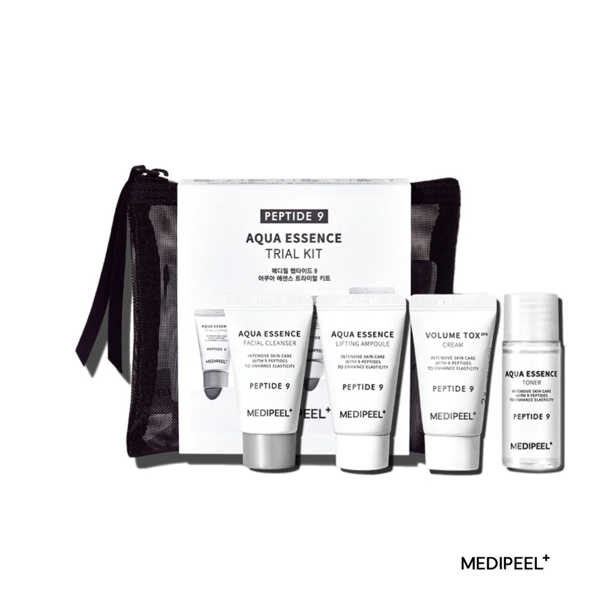 MEDI-PEEL Peptide 9 Aqua Essence Trial Kit (20ml+15ml*2+15g) Омолаживающий набор миниатюр с пептидами