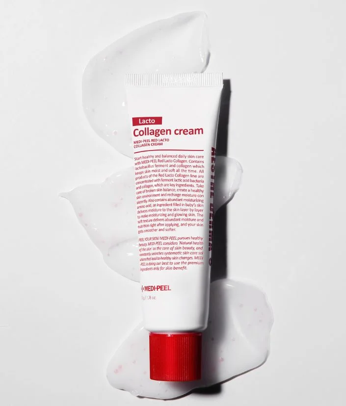 MEDI-PEEL Red Lacto Collagen Barrier Cream (80g) Пробиотический крем с коллагеном и пептидами