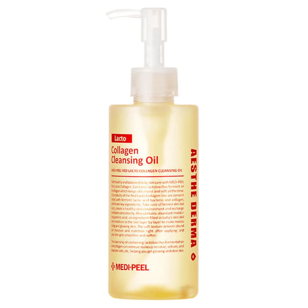 MEDI-PEEL Red Lacto Collagen Cleansing Oil (200ml) Гидрофильное масло с лактобактериями и коллагеном