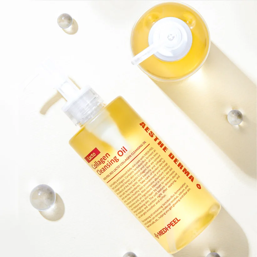 MEDI-PEEL Red Lacto Collagen Cleansing Oil (200ml) Гидрофильное масло с лактобактериями и коллагеном