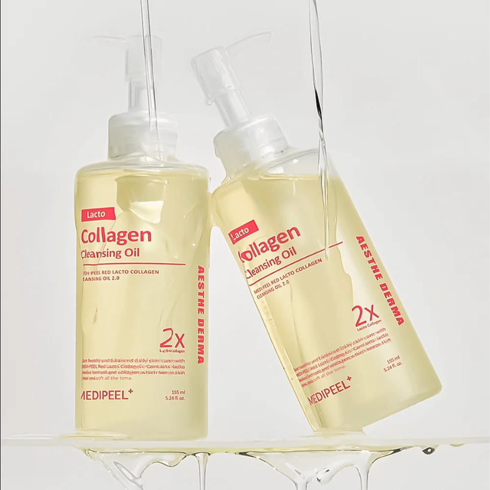 MEDI-PEEL Red Lacto Collagen Cleansing Oil 2.0 (155ml) Гидрофильное масло с пробиотическим комплексом