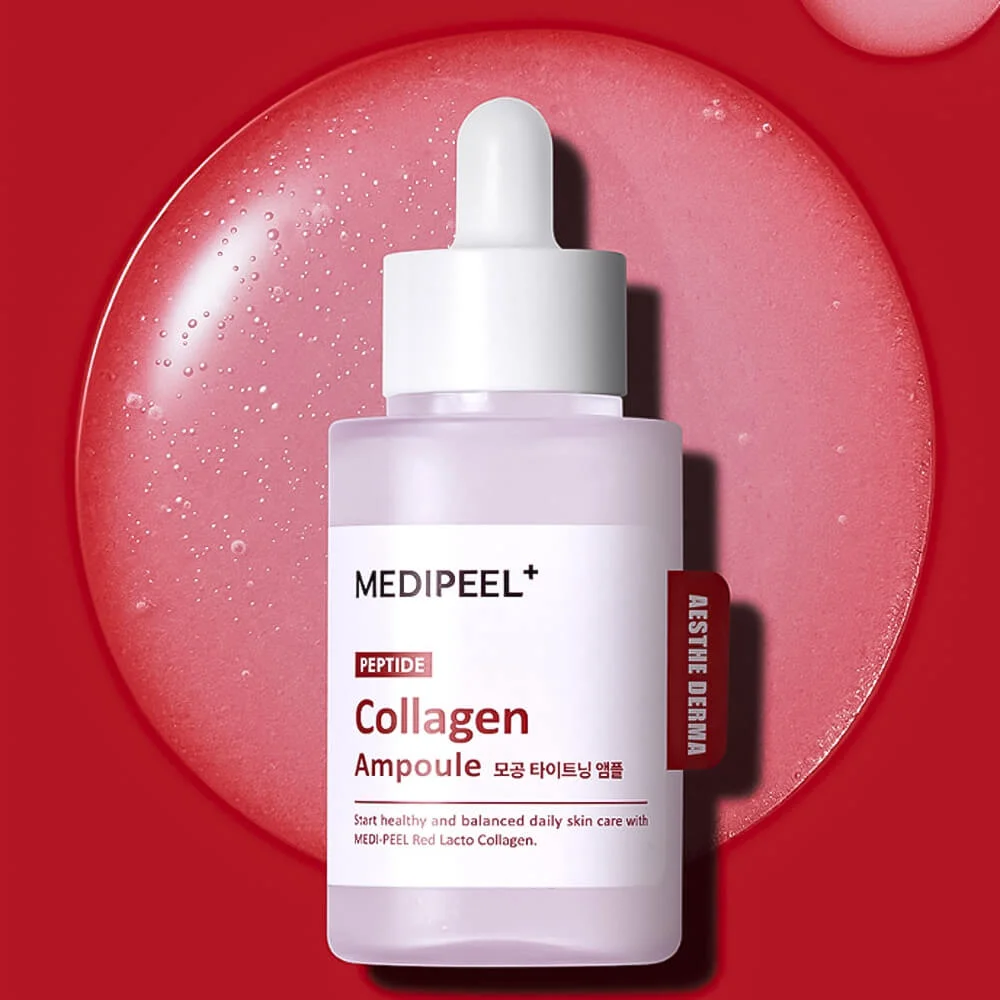 MEDI-PEEL Red Lacto Collagen Tightening Ampoule (50ml) Пробиотическая ампула с коллагеном и пептидами