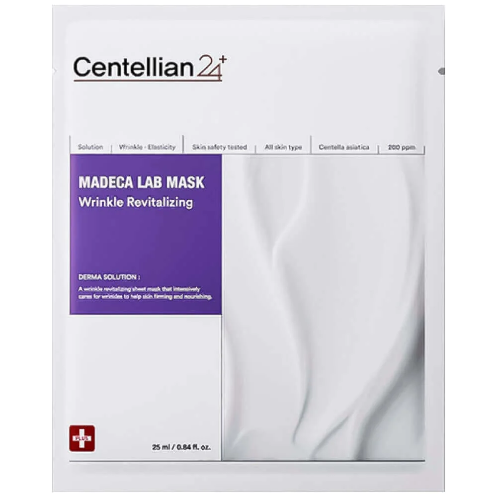 Centellian24 Маска тканевая восстанавливающая - Madeca lab mask wrinkle revitalizing, 25мл
