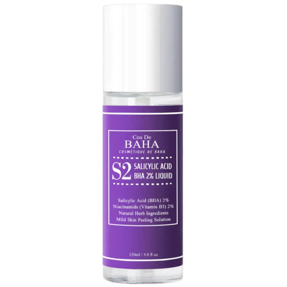 Cos De BAHA Тоник для лечения акне и сужения пор - Salicylic acid 2% liquid (S2), 120мл