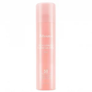 JMsolution Спрей для лица солнцезащитный с розовой водой - Glow luminous flower sun spray, 180мл