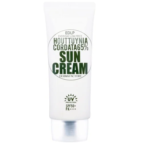 Derma Factory Крем солнцезащитный с экстрактом хауттюйнии - Houttuynia cordata 65% sun cream, 50мл