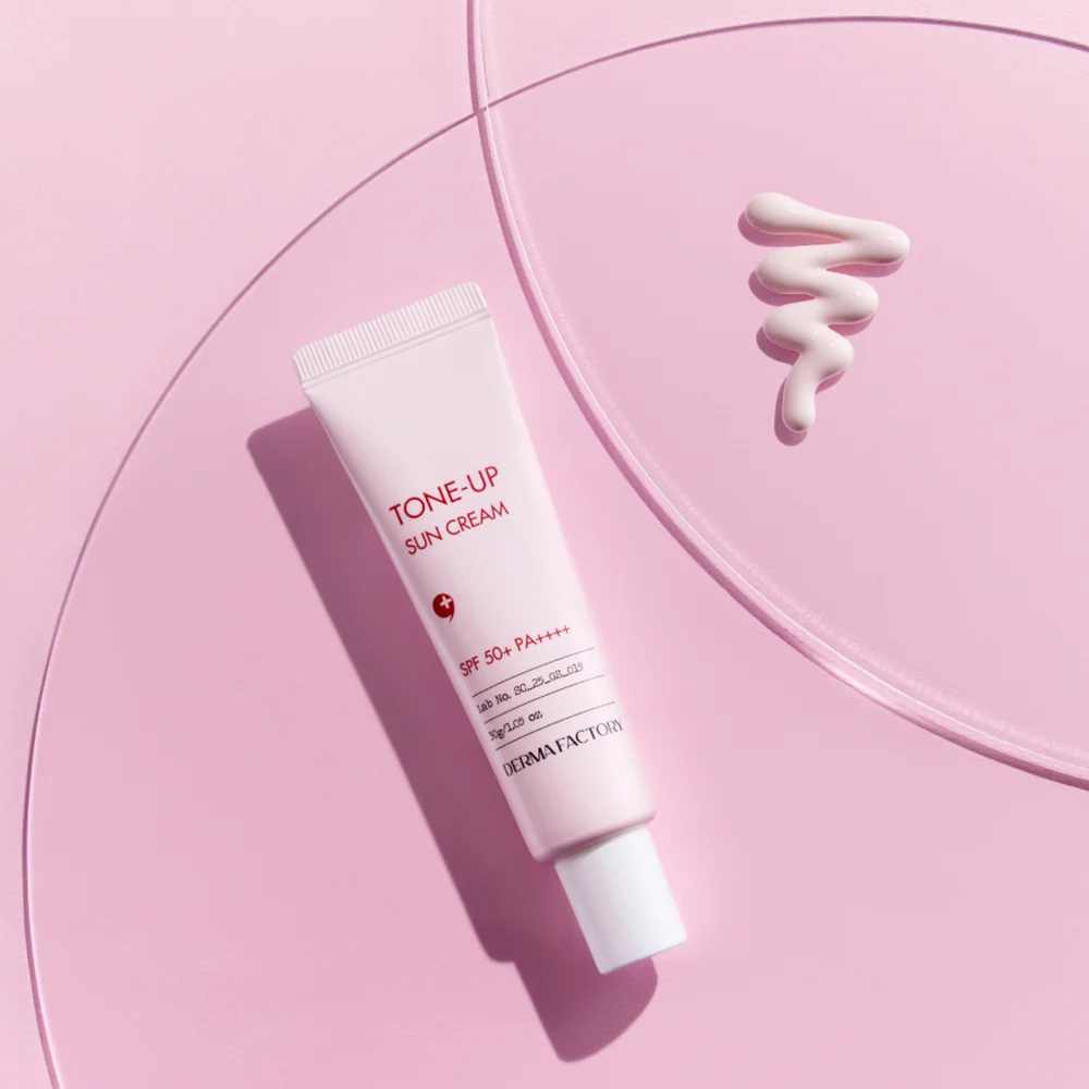 Derma Factory Крем тонизирующий солнцезащитный - Inorganic tone-up sun cream SPF 50+ PA++++, 30мл