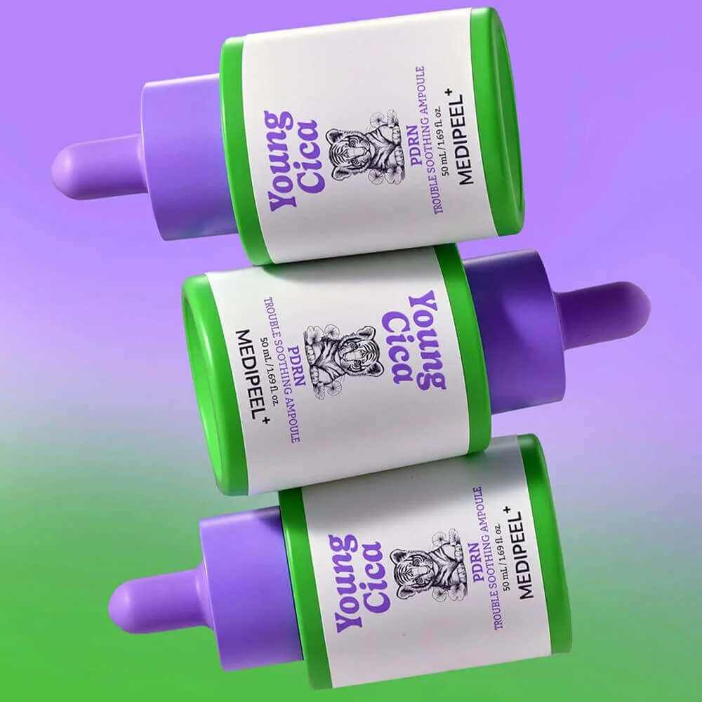 MEDI-PEEL Young Cica PDRN Trouble Soothing Ampoule (50ml) Смягчающая ампула для чувствительной кожи