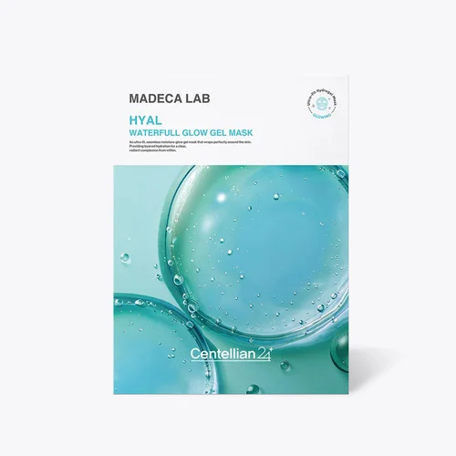Centellian24 Маска гелевая для обезвоженной кожи - Madeca hyal waterfull glow gel mask, 22мл