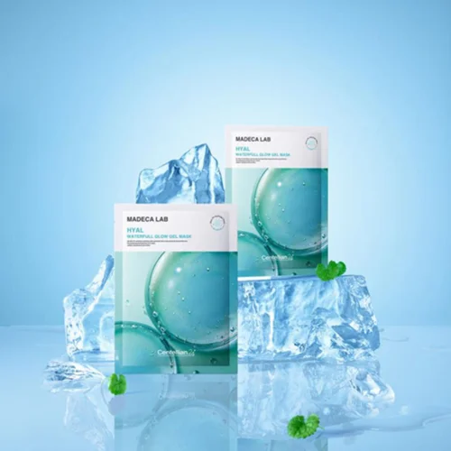 Centellian24 Маска гелевая для обезвоженной кожи - Madeca hyal waterfull glow gel mask, 22мл