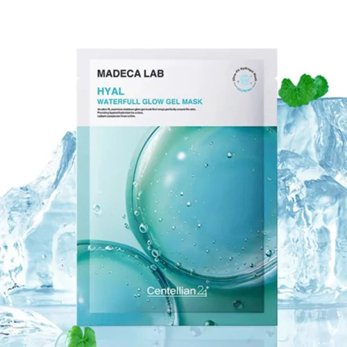 Centellian24 Маска гелевая для обезвоженной кожи - Madeca hyal waterfull glow gel mask, 22мл