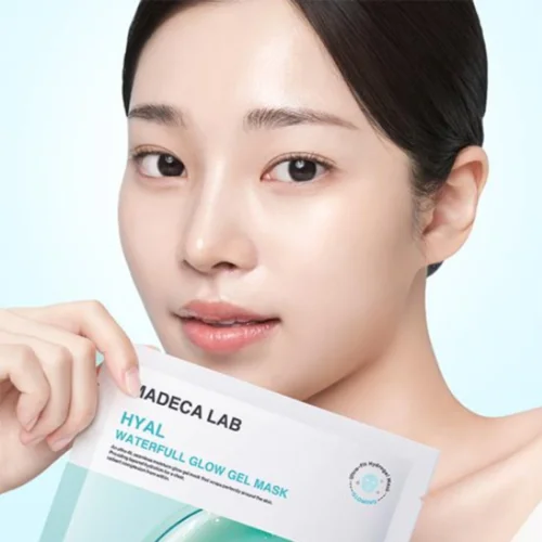 Centellian24 Маска гелевая для обезвоженной кожи - Madeca hyal waterfull glow gel mask, 22мл