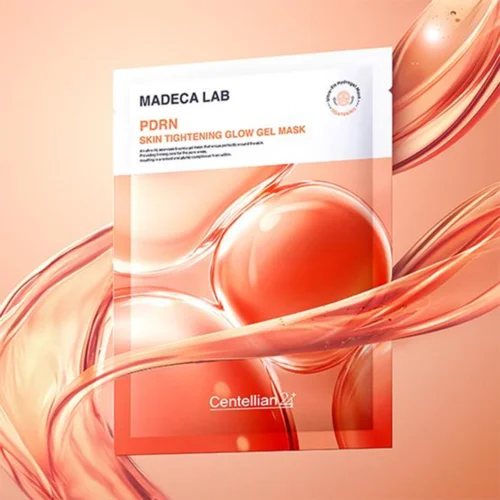 Centellian24 Маска гелевая с эффектом лифтинга - Madeca Lab PDRN skin tightening glow gel mask, 22мл