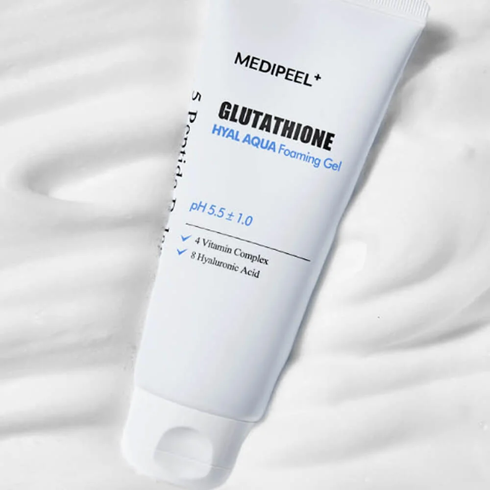 MEDI-PEEL Glutathione Hyal Aqua Foaming Gel Cleanser (150ml) Очищающий гель с глутатионом