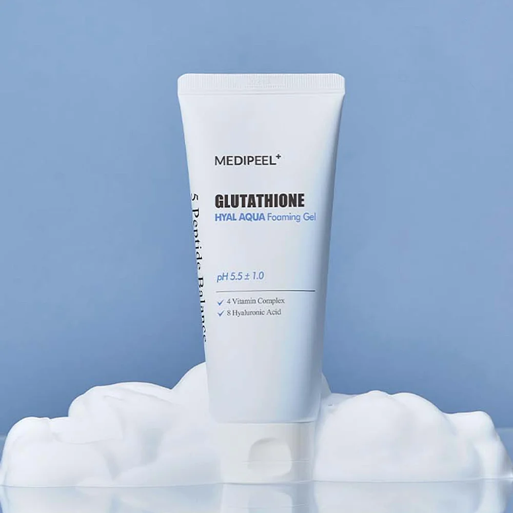 MEDI-PEEL Glutathione Hyal Aqua Foaming Gel Cleanser (150ml) Очищающий гель с глутатионом