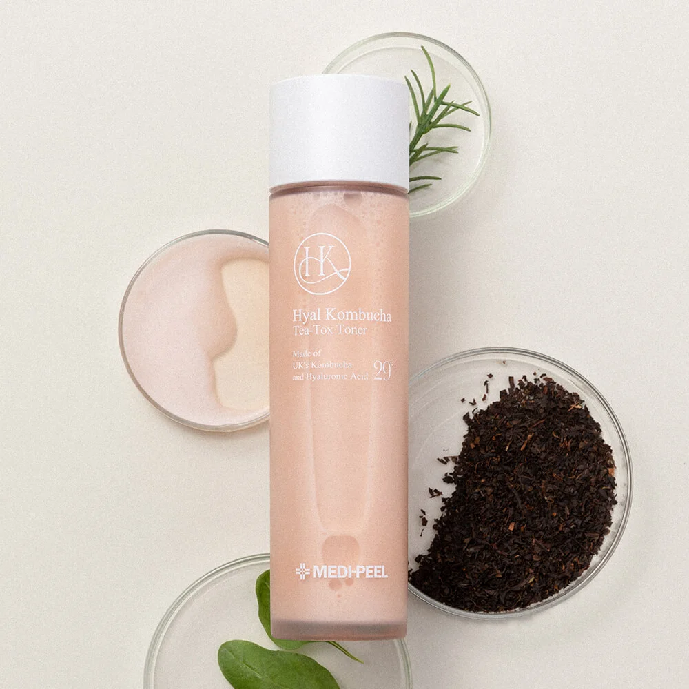 MEDI-PEEL Hyal Kombucha Tea-Tox Toner (150ml) Тонер с 70% комбучи и липосомальными керамидами