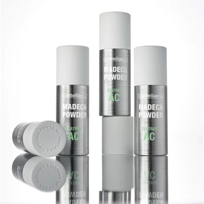 Centellian24 Пудра для лица успокаивающая с чайным деревом - Madeca powder tea tree AC, 6г