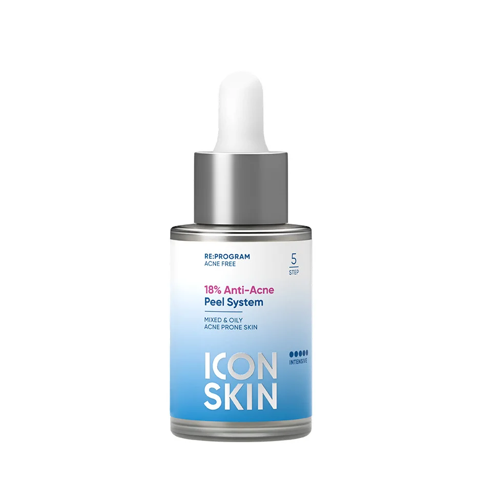 ICON SKIN 18% пилинг для проблемной кожи / 18% Anti-acne Peel system, 30 мл