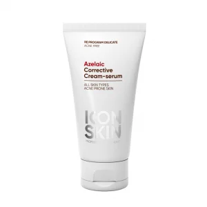 ICON SKIN Корректирующая крем-сыворотка на основе 10% азелаиновой кислоты / Azelaiс Corrective Cream-serum, туба 50 мл