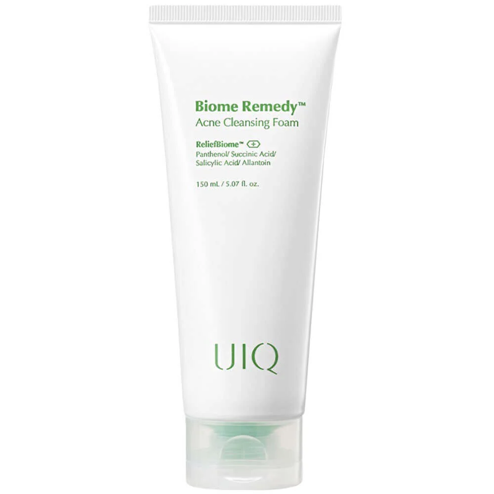 UIQ Очищающая пенка с постбиотиками против акне Biome Remedy Acne Cleansing Foam 150 мл