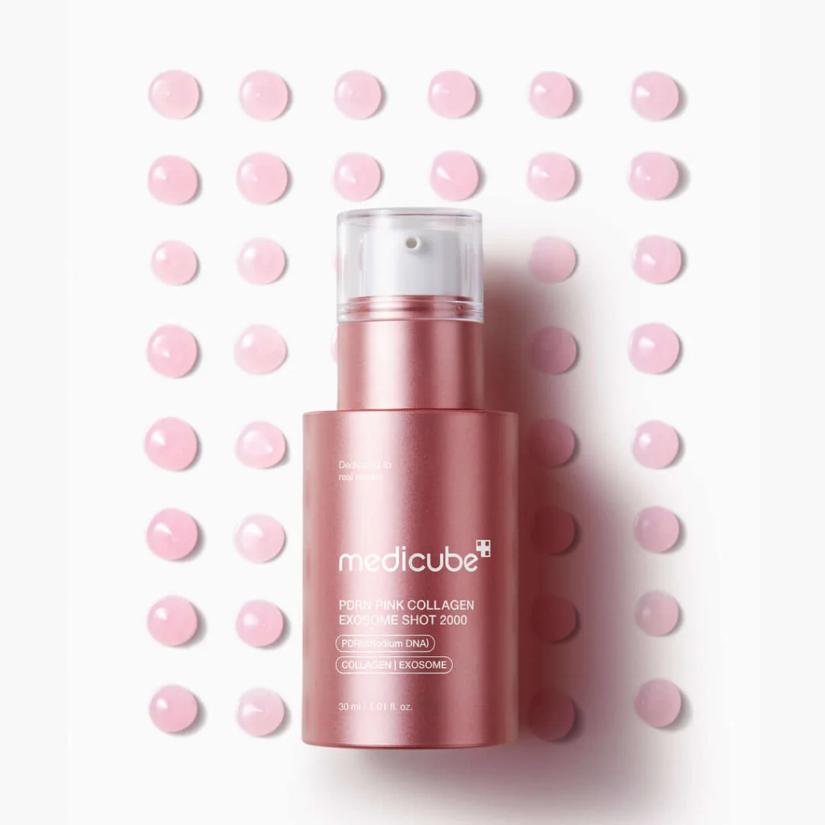 Medicube Сыворотка с микроиглами и экзосомами PDRN Pink Collagen Exosome Shot 2000 30мл