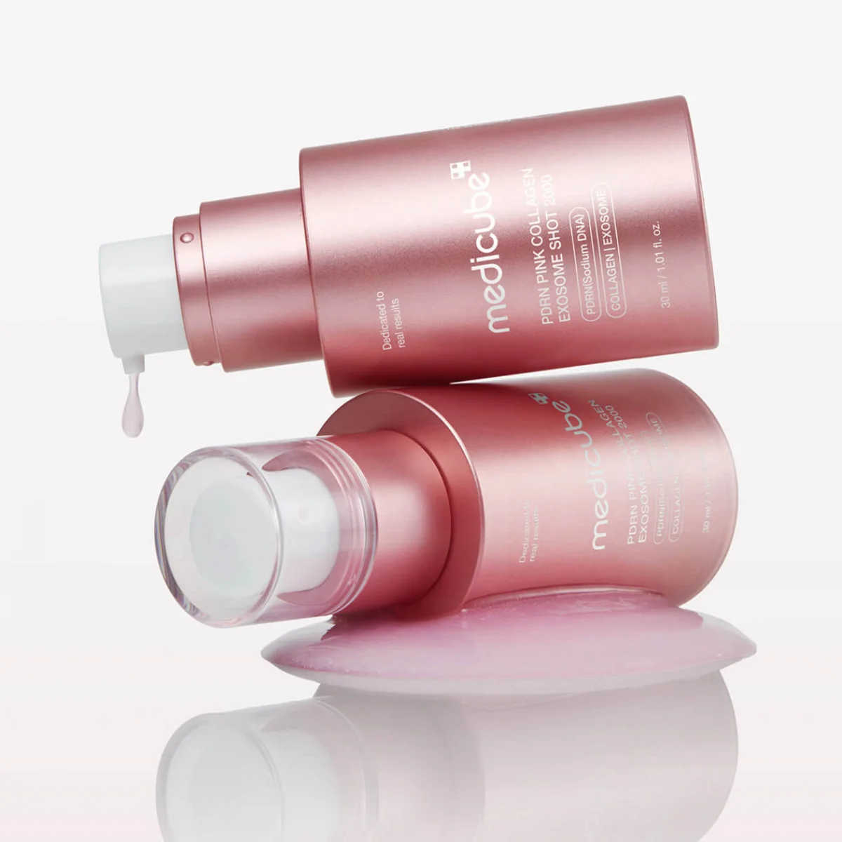Medicube Сыворотка с микроиглами и экзосомами PDRN Pink Collagen Exosome Shot 2000 30мл