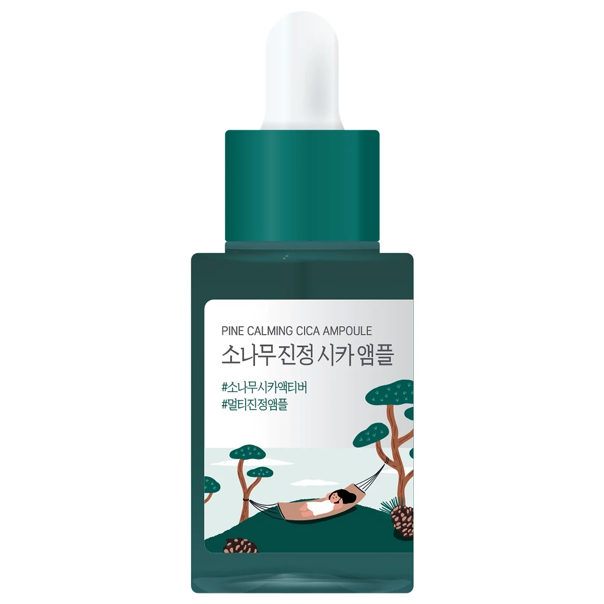 Round Lab Ампула с экстрактами сосны и центеллы для проблемной кожи Pine Calming Cica Ampoule 30 мл
