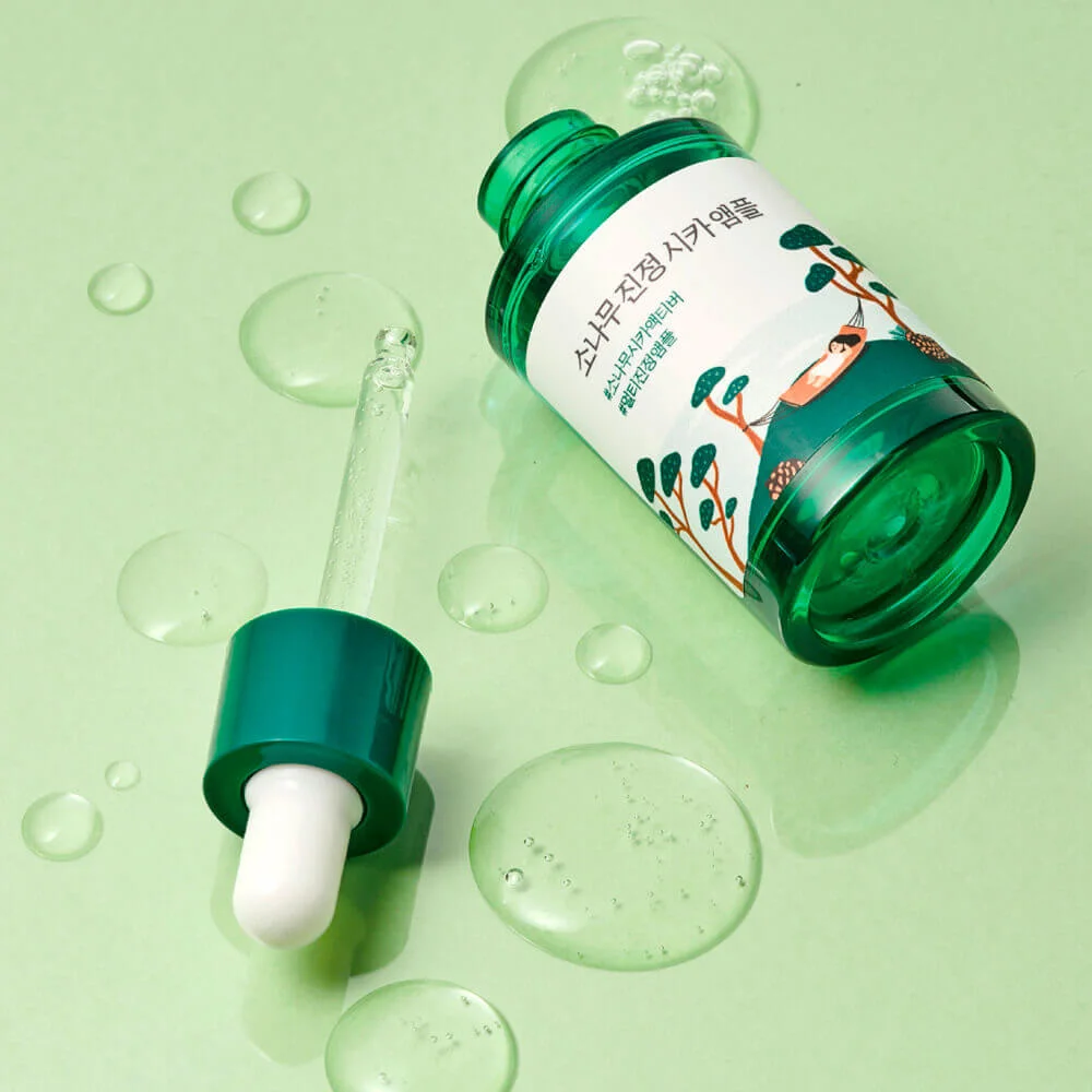 Round Lab Ампула с экстрактами сосны и центеллы для проблемной кожи Pine Calming Cica Ampoule 30 мл