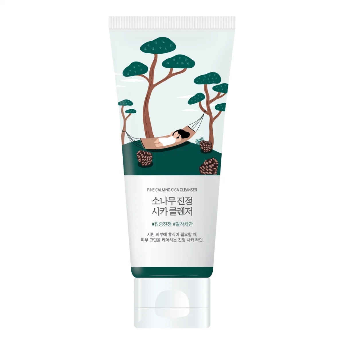 ROUND LAB Очищающая пенка с экстрактом сосны и центеллы Pine Calming Cica Cleanser 150 мл