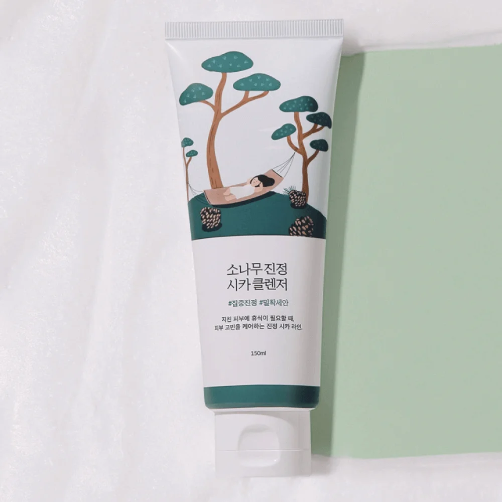 ROUND LAB Очищающая пенка с экстрактом сосны и центеллы Pine Calming Cica Cleanser 150 мл