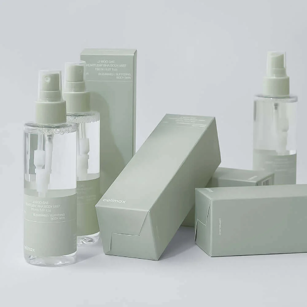 Celimax Успокаивающий мист для тела с BHA-кислотами Ji Woo Gae Heartleaf BHA Body Mist 150мл