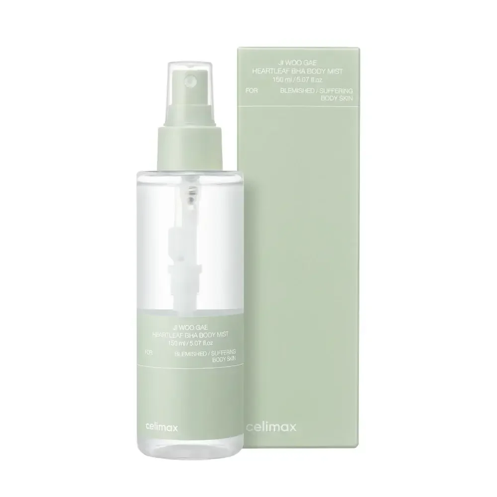Celimax Успокаивающий мист для тела с BHA-кислотами Ji Woo Gae Heartleaf BHA Body Mist 150мл