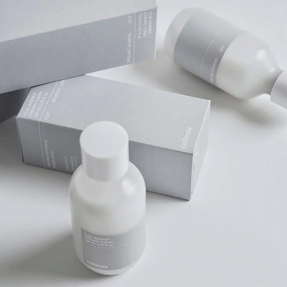 Celimax Барьерный кремовый тонер с комплексом церамидов Dual Barrier Creamy Toner 150 мл