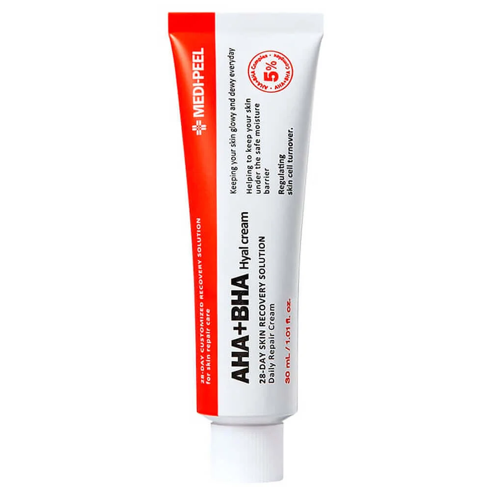 MEDI-PEEL AHA BHA Hyal Cream 28 Days (30ml) Регенерирующий крем с кислотами
