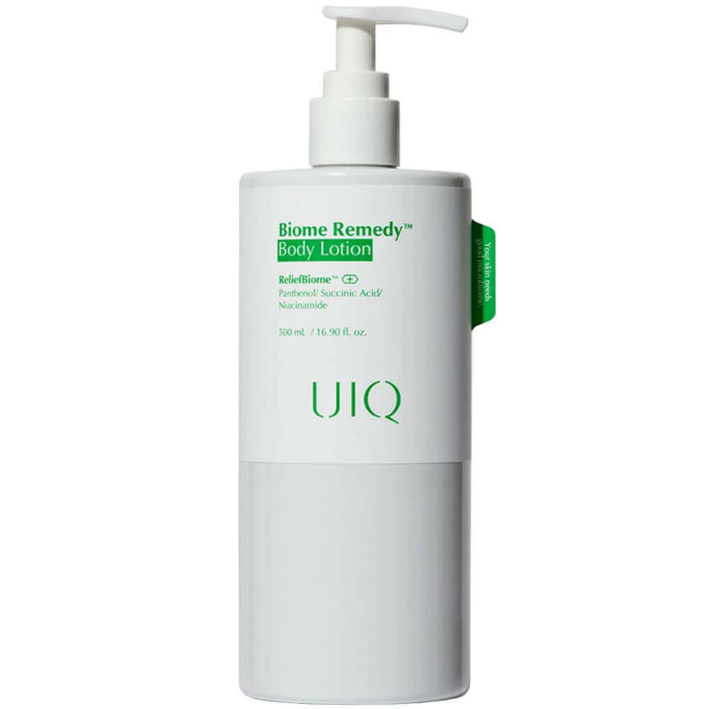 UIQ Легкий успокаивающий лосьон для тела с постбиотиками и пантенолом Biome Remedy Body Lotion 500 мл