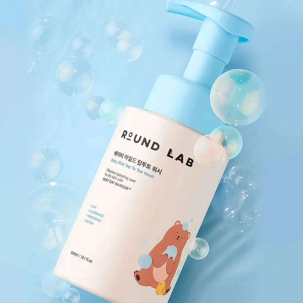 ROUND LAB Детская очищающая пенка Baby Mild Top To Toe Wash 300 мл