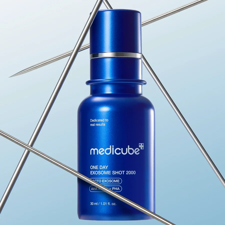 Medicube Сыворотка-бустер с экзосомами и спикулами для сужения пор One-Day Exosome Shot Pore Ampoule 2000 30 мл