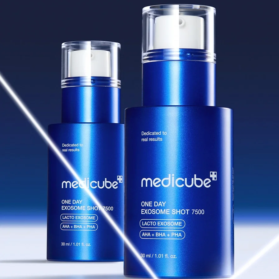 Medicube Сыворотка-бустер с экзосомами и спикулами для сужения пор One-Day Exosome Shot Pore Ampoule 7500 30 мл