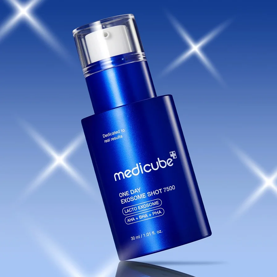 Medicube Сыворотка-бустер с экзосомами и спикулами для сужения пор One-Day Exosome Shot Pore Ampoule 7500 30 мл