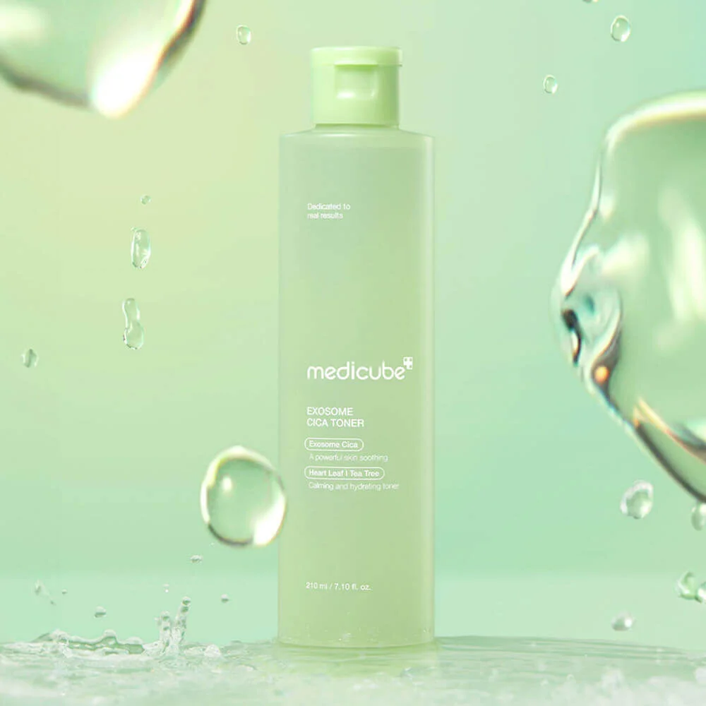 Medicube Успокаивающий тонер с экзосомами центеллы и экстрактом чайного дерева Exosome Cica Toner 210 мл