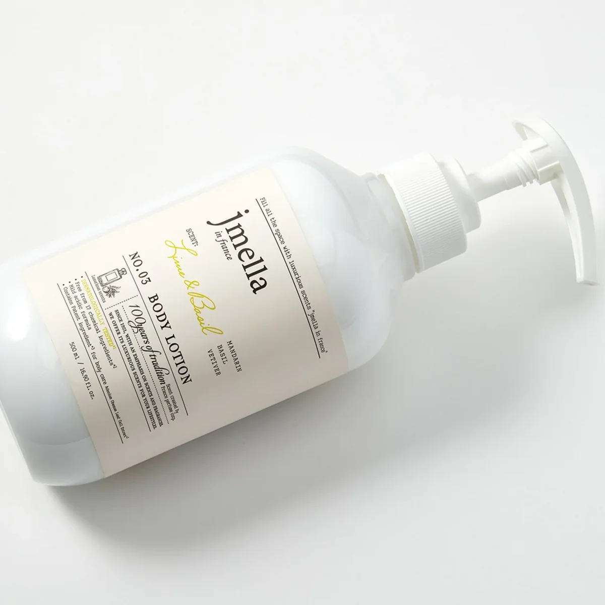 JMELLA Парфюмированный лосьон для тела In France Lime & Basil Body Lotion 500 мл