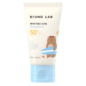 ROUND LAB Детский солнцезащитный крем Baby Mild Sunscreen SPF50+ PA++++ 60 мл
