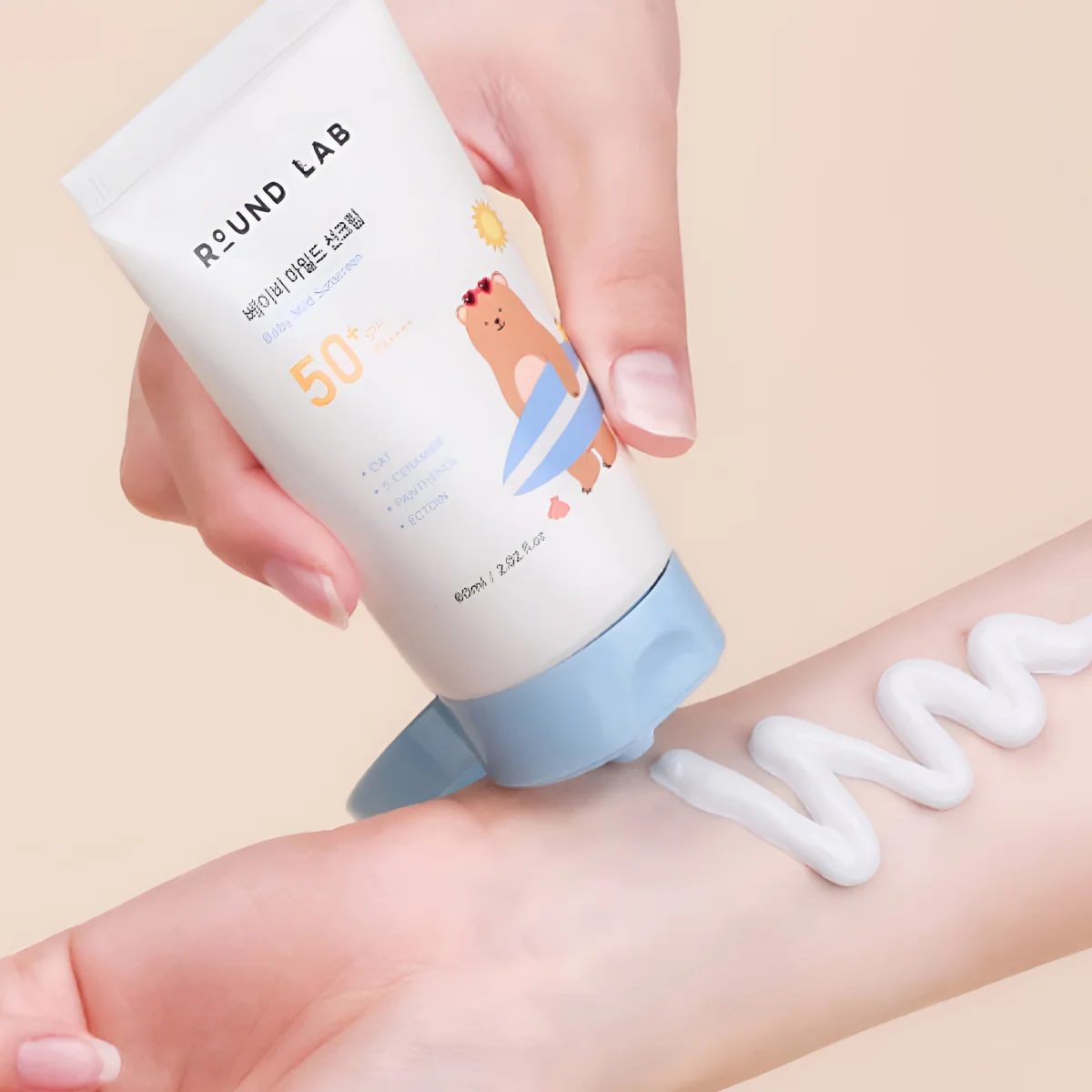 ROUND LAB Детский солнцезащитный крем Baby Mild Sunscreen SPF50+ PA++++ 60 мл