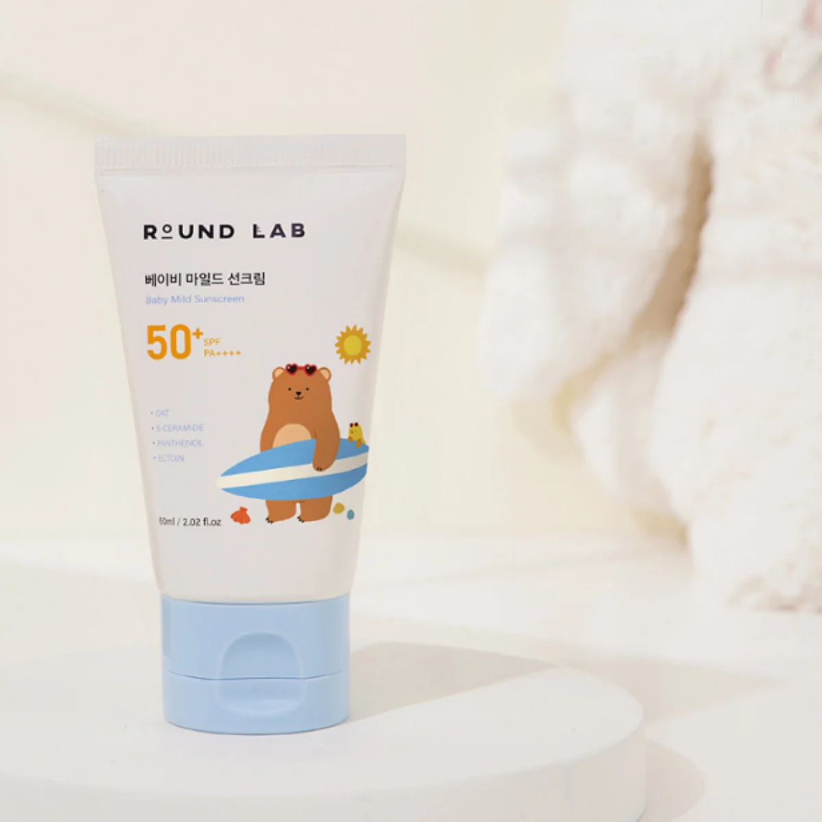 ROUND LAB Детский солнцезащитный крем Baby Mild Sunscreen SPF50+ PA++++ 60 мл