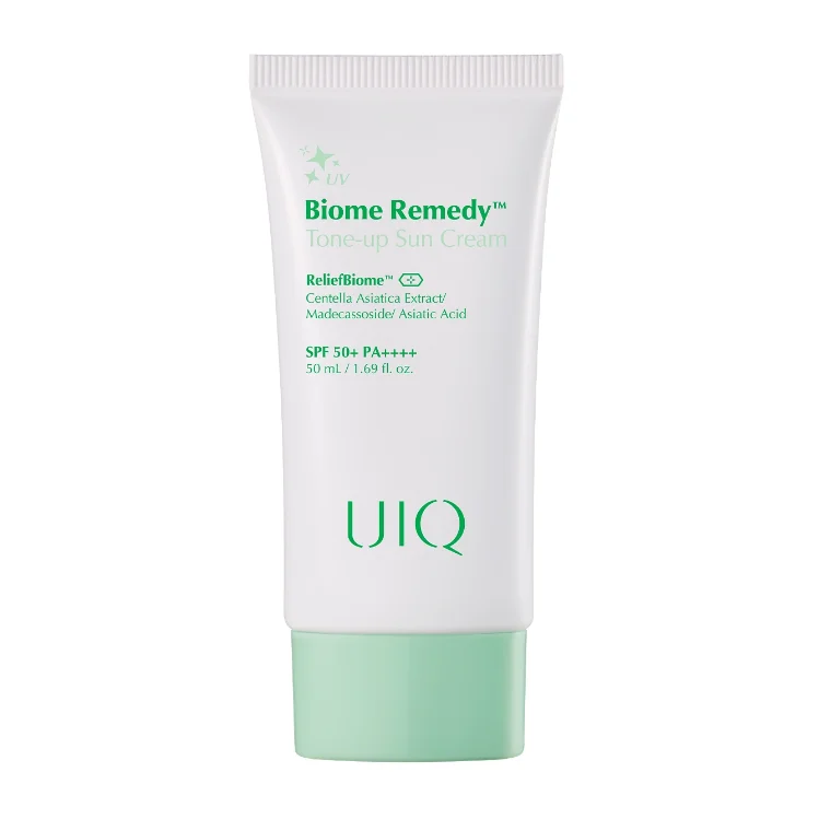 UIQ Тонирующий солнцезащитный крем с центеллой Biome Remedy Tone-up Sun Cream 50 мл
