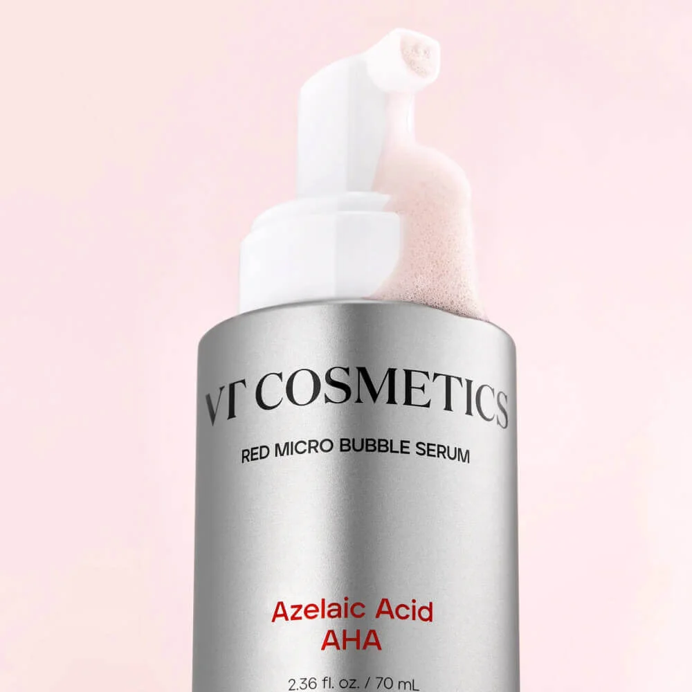 VT Cosmetics Пузырьковая сыворотка с азелаиновой кислотой Az AHA Red Micro Bubble Serum 70мл